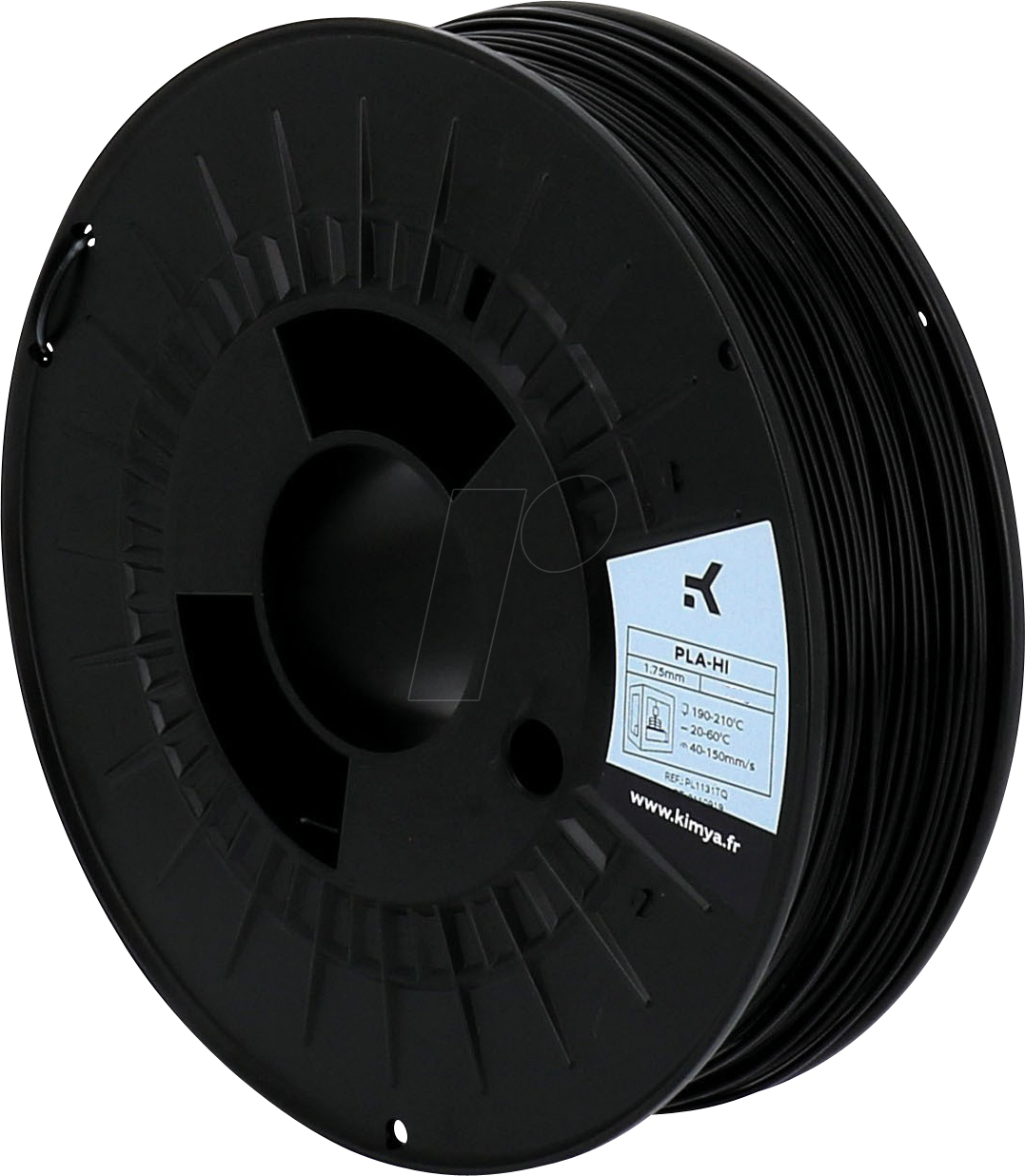 3112539794903 - KIMYA PL1141TQ - Filament PLA-HI Schwarz 175 mm 2200 g