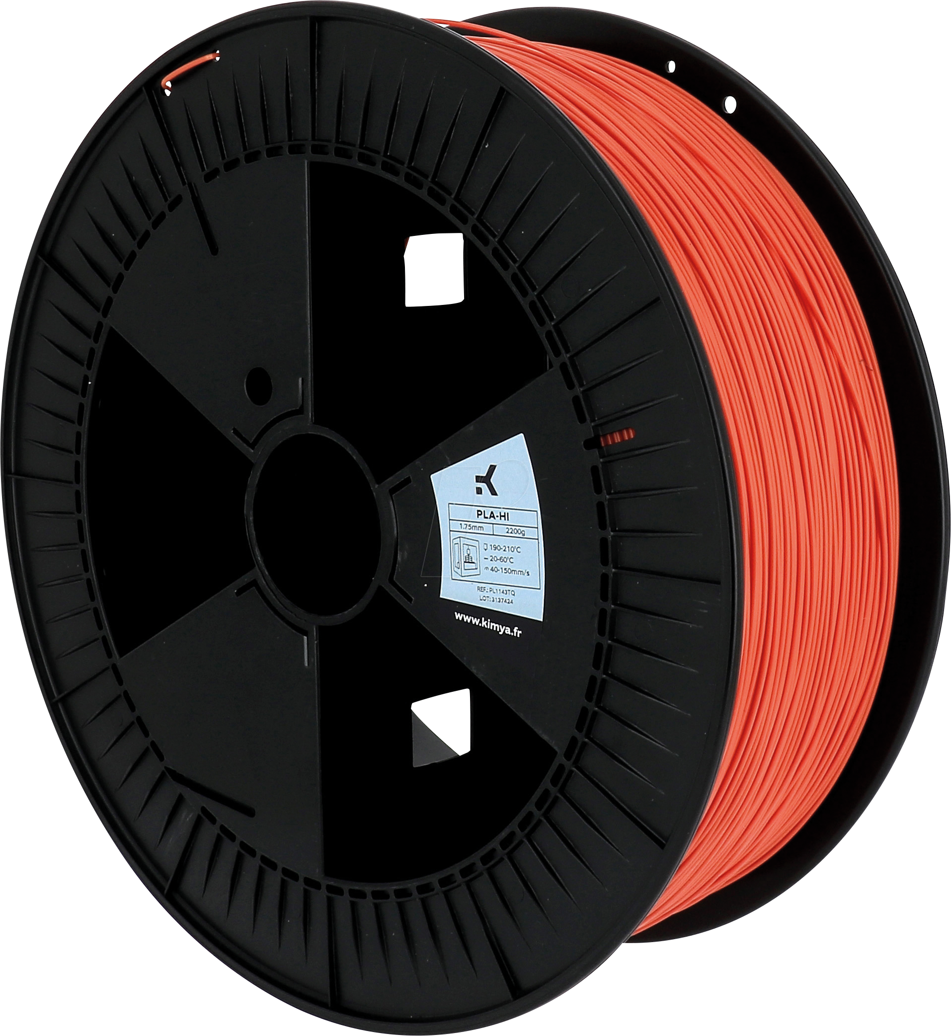 3112539794927 - KIMYA PL1143TQ - Filament PLA-HI Orange 175 mm 2200 g