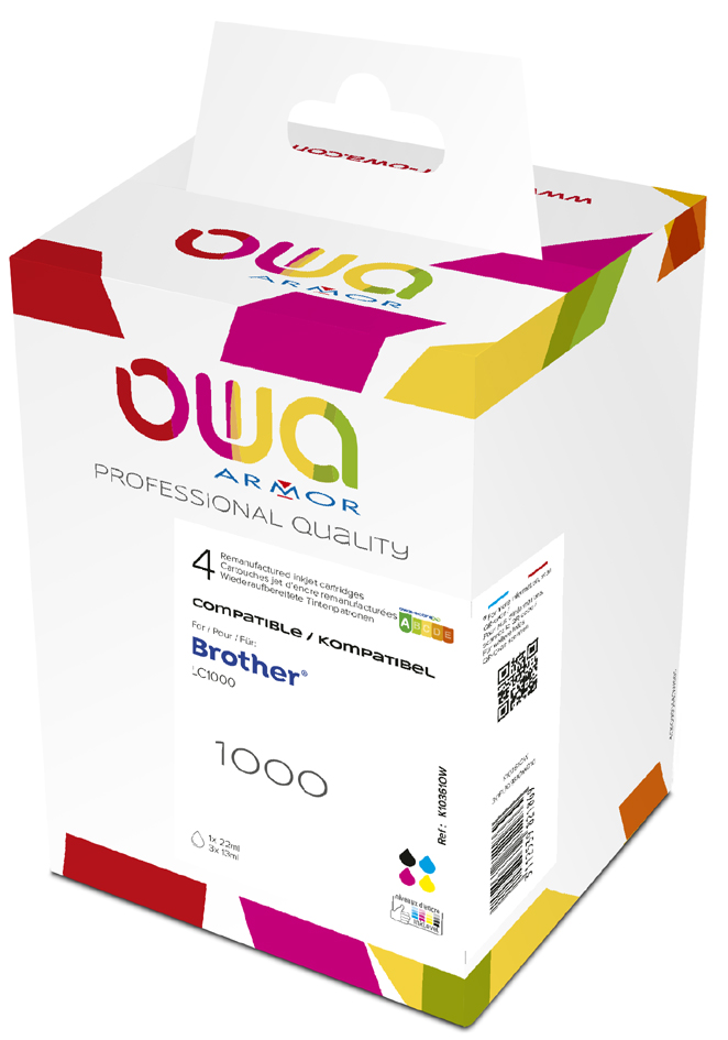 3112539821869 - OWA Multi-Pack Tinte K10361OW ersetzt brother LC-1000