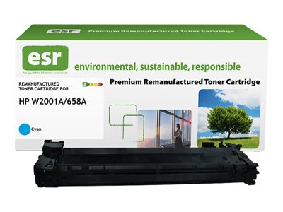 3112539857134 - - cyan - compatible - remanufactured - toner cartridge (alternative for HP 658A) - Tonerpatrone Cyan