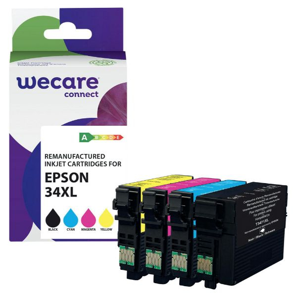 3112539866631 - Tinte komp EPSON 34XL 4farbig 3112539866631 4 Stück