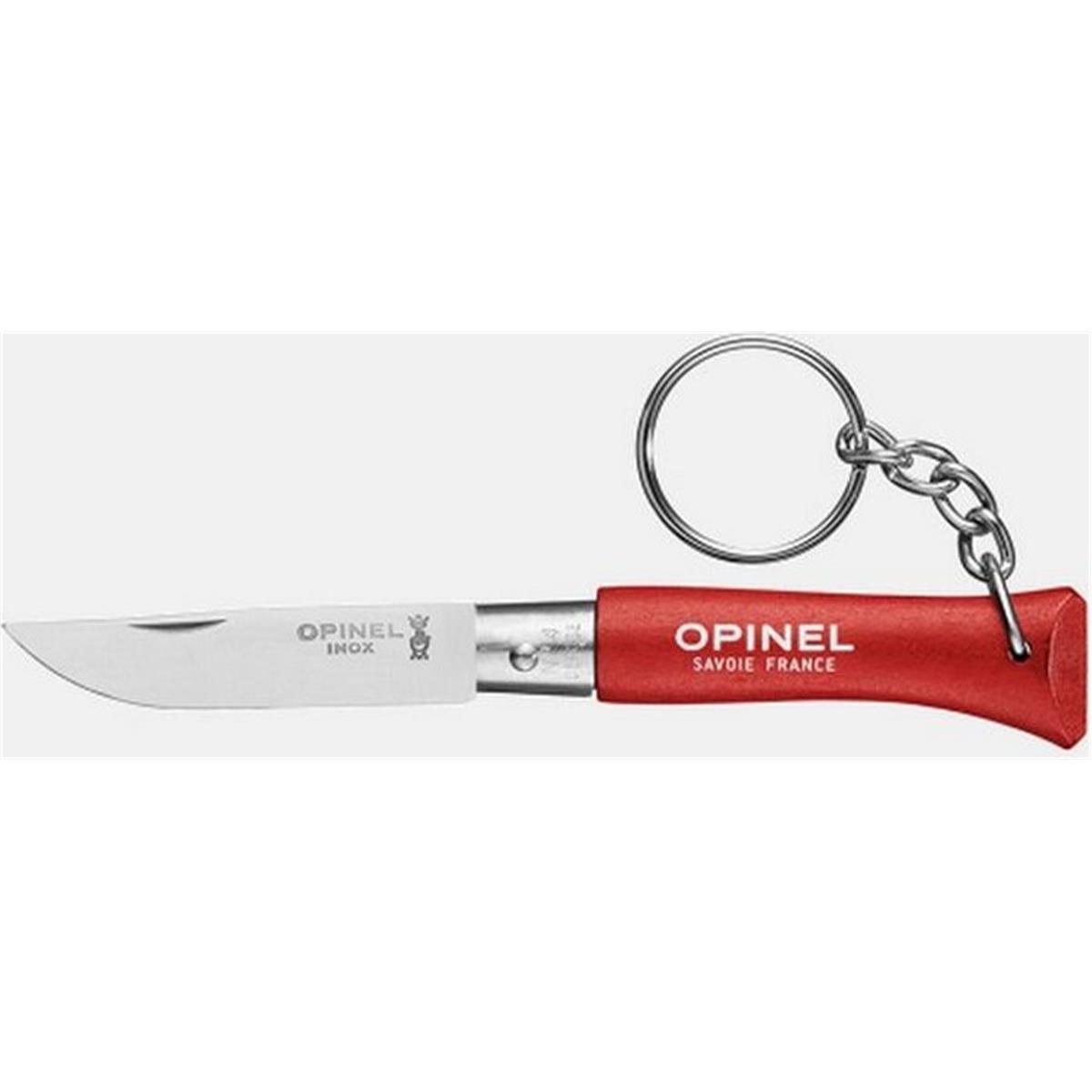 3123840020551 - Opinel N° 4 Schlüsselanhänger Rot - Set von 6 Stück
