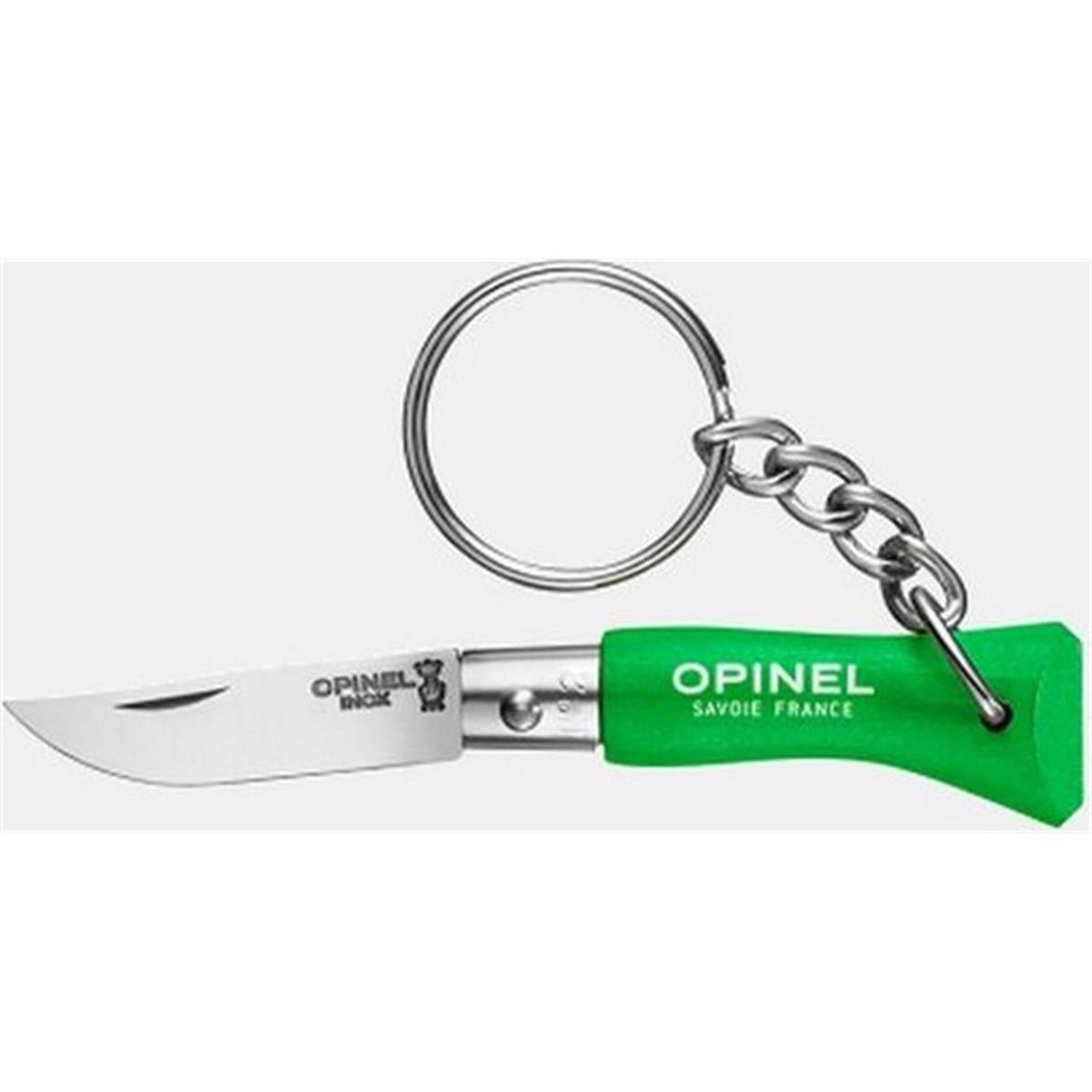 3123840022739 - Opinel N° 2 Schlüsselanhänger Grün (6 Stück) - Klinge 35 cm Edelstahl