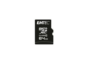 3126170158963 - MicroSDHC 64GB Class10 Classic inkl Adapter (ECMSDM64GXC10CG) - Emtec