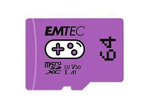 3126170175908 - MicroSD Card 64GB SDXC CL10 UHS1 U3 V30 A1 Gaming ECMSDM64GXCU3G