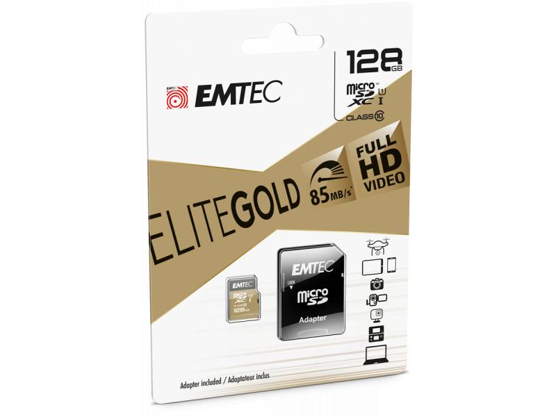 3126170177483 - mSD 256GB UHS-I U1 EliteGold + Adapter