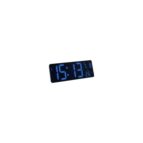 3129710017270 - LED-Uhr HORDGTL 3-in-1 Anzeige 38x14 cm schwarz Uhr 3129710017270 ALBA