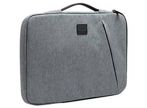 3130630171447 - Laptophülle Business für Laptops 15-16 gepolstert Griff & Reißverschlussfach B 410 x T 25 x H 310 mm Post-Consumer-Polyester grau