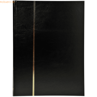 3130630261315 - Briefmarkenalbum 225 x 305 mm schwarz 16 Seiten