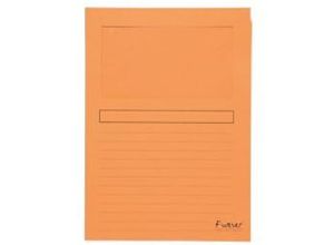 3130630501046 - Fenstermappe Forever DIN A4 Orange Karton 100 Stück