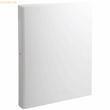 3130630543886 - Ringbuch ohne 54388E A4 2 Ringe 25mm Ring-Ø Karton PP-kaschiert weiß 3130630543886 Exacompta