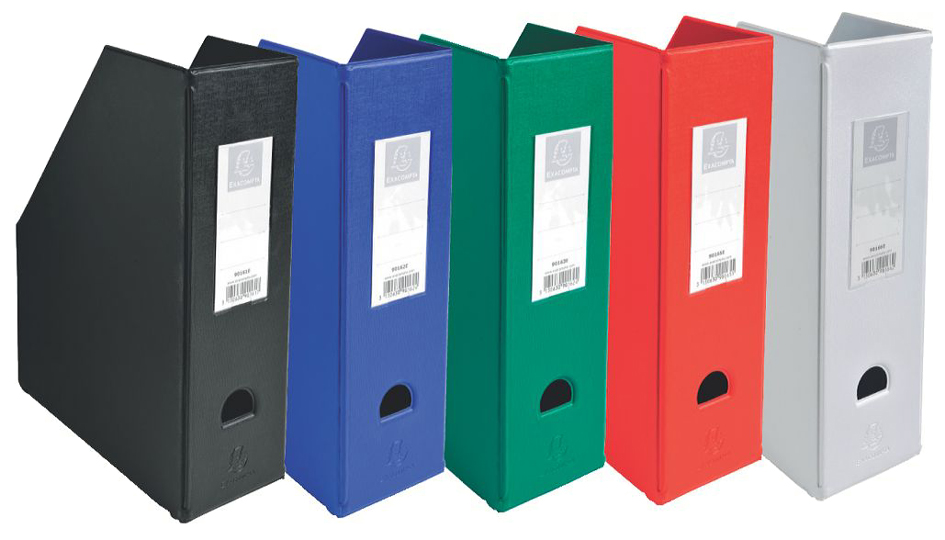 3130630901617 - Stehsammler DIN A4 Karton 100 mm schwarz