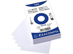 3130631105014 - Karteikarten 10501E Weiß 79 x 129 x 25 cm 20 Stück