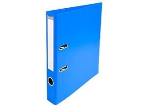 3130631535422 - PremTouch Ordner DIN A4 50 mm Blau 2 Ringe 53542E Pappkarton PVC (Polyvinylchlorid) Hochformat 10 Stück