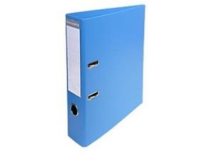 3130631537426 - PremTouch Ordner DIN A4 70 mm Blau 2 Ringe 53742E Pappkarton PVC (Polyvinylchlorid) Hochformat 10 Stück