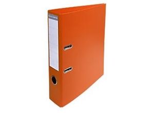 3130631537440 - PremTouch Ordner DIN A4 70 mm Orange 2 Ringe 53744E Pappkarton PVC (Polyvinylchlorid) Hochformat 10 Stück