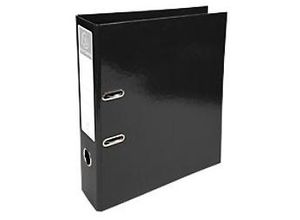 3130632536213 - Iderama Prem Touch Ordner DIN A4 70 mm Schwarz 2 Ringe 53621E PVC (Polyvinylchlorid) Glänzend Hochformat 10 Stück