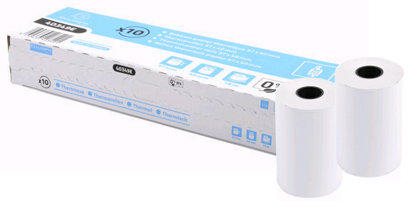 3130633403392 - Thermorolle 55g 57mmx40m BPA frei unbedruckt 3130633403392 10 Stück
