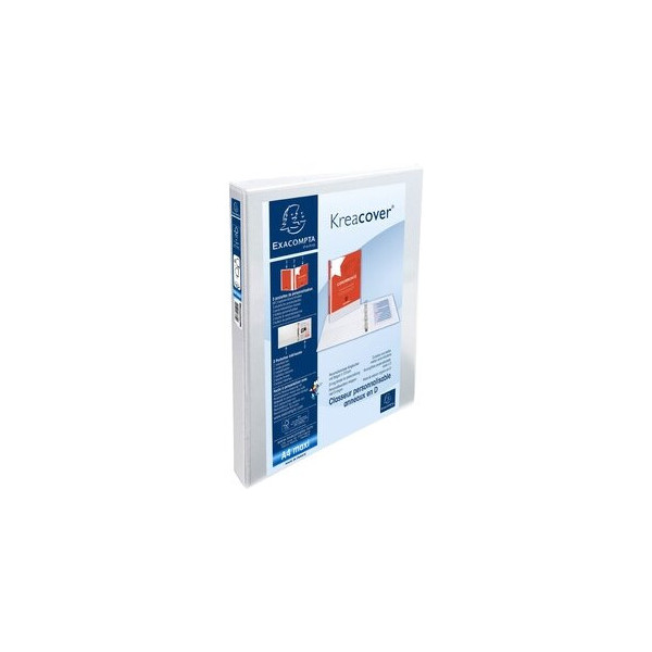 3130639518410 - Präsentationsringbuch Kreacover 51841E A4+ 4 Ringe 20mm Ring-Ø Karton PP-kaschiert 3 Außentaschen 2 Innentaschen weiß 31306 3130639518410 - Präsentationsringbuch Kreacover 51841E A4+ 4 Ringe 20mm Ring-Ø Karton PP-kaschiert 3 Außentaschen 2 Innentaschen weiß 31306