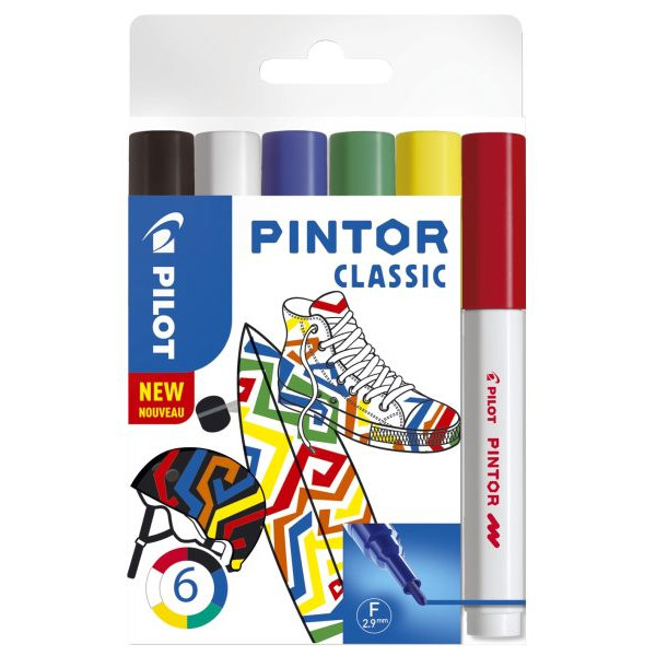 3131910517405 - Kreativmarker Pintor Classic - F 6 Stück sortiert 3131910517405 Pilot