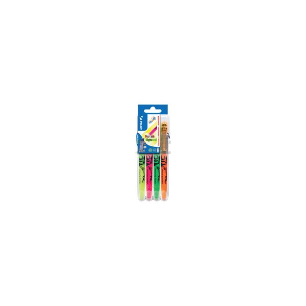 3131910546818 - Textmarker FriXion light S4 0546818 Etui 4-farbig sortiert 38mm Keilspitze 3131910546818 Pilot