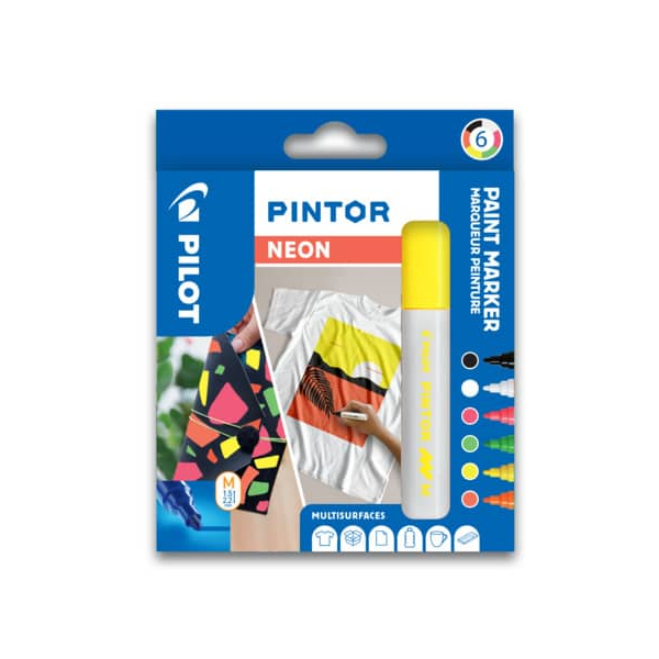 3131910572480 - Kreativmarker Pintor Neon - M 6er Set 3131910572480 PILOT 6 Stü