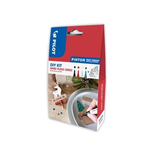 3131910572510 - Kreativmarkerset Pintor DIY Xmas Tischkarten - 16-tlg 3131910572510 PILOT 16 Stück