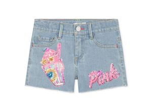 3143163433913 - Jeansshorts Patches Five-Pocket für Kinder blau 104