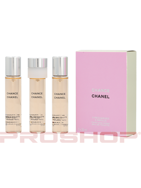 3145891261103 - - Chance - Eau De Toilette Twist And Spray - -3x20 Ml عبوة