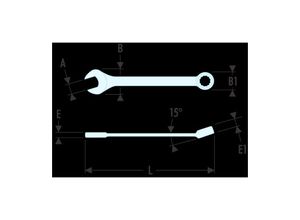 3148510998800 - 3912 Ring-Maulschluessel 39 kurz 12 mm - Facom