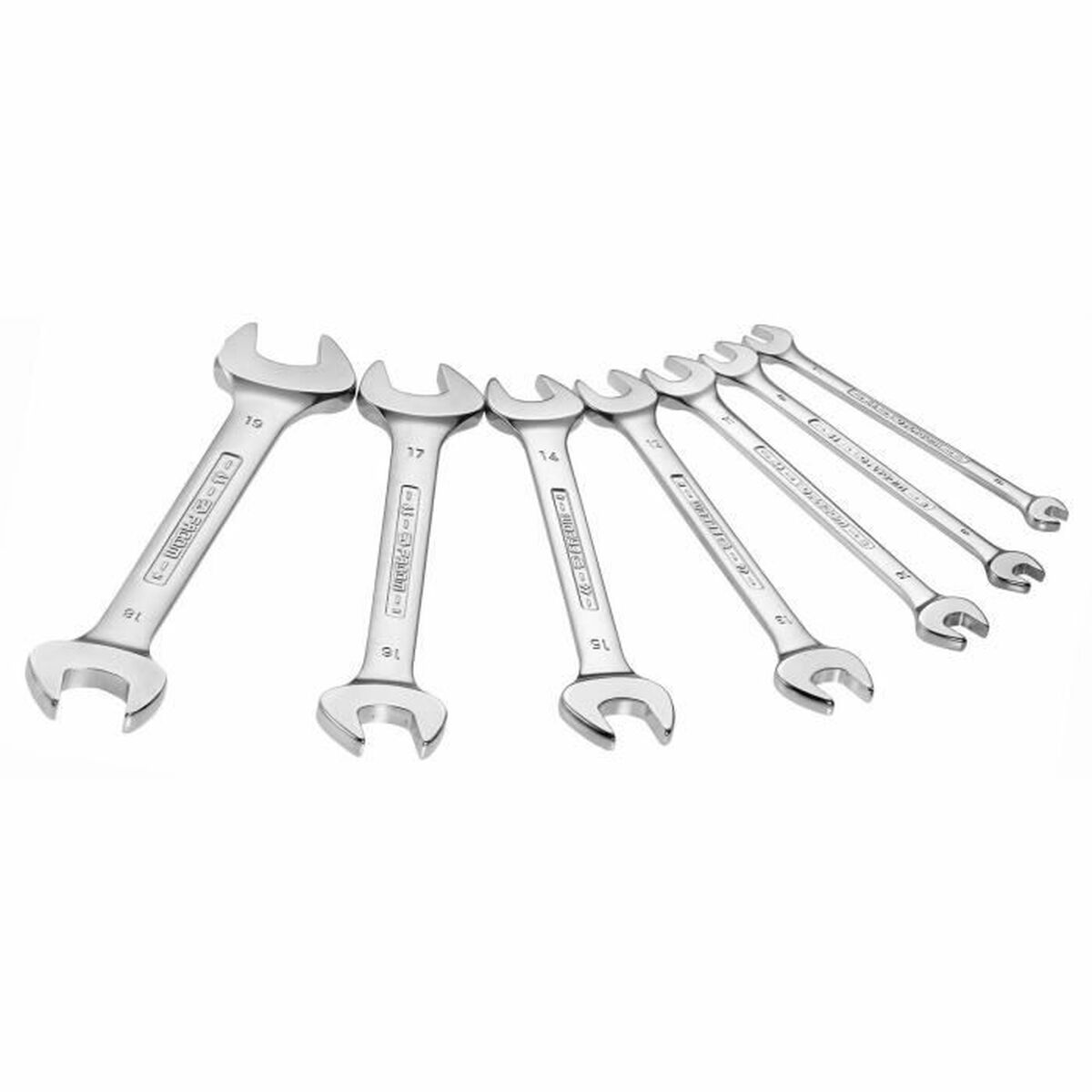 3148515886065 - Double Open-end Wrench Set 44J7PB 6-19 mm 7 Pieces