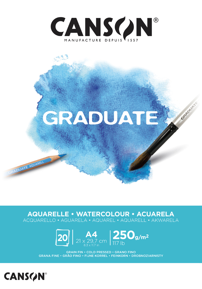 3148950020390 - Studienblock GRADUATE AQUARELLE DIN A5