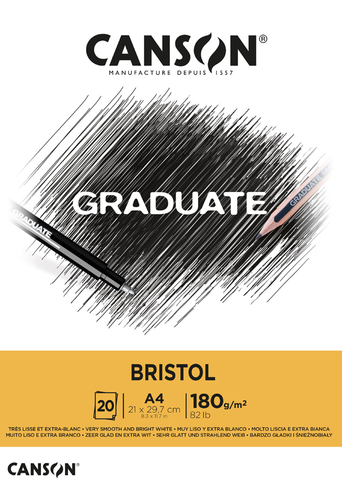 3148950020451 - Studienblock GRADUATE BRISTOL DIN A5