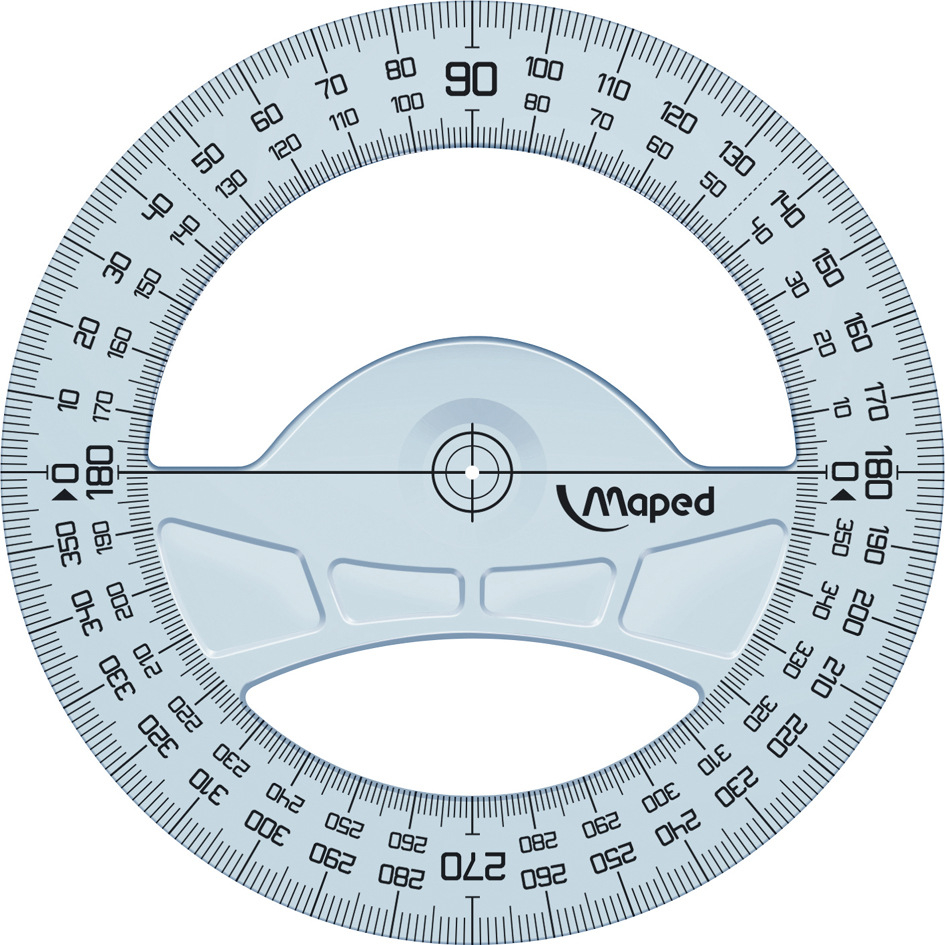 3154142423603 - Winkelmesser Geometric 360 Grad 120 mmaus Kunststoff