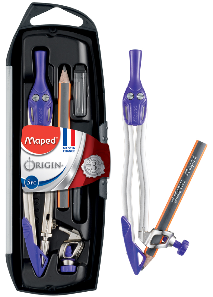 3154143058125 - Zirkelkasten Origin 5-teilig farbig sortiert 3154143058125 - Zirkelkasten Origin 5-teilig farbig sortiert