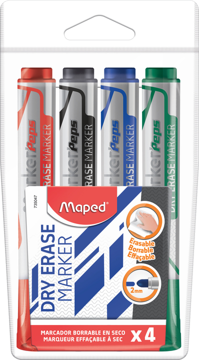 3154147350478 - Whiteboard-Marker MarkerPeps Jumbo 4er Etui