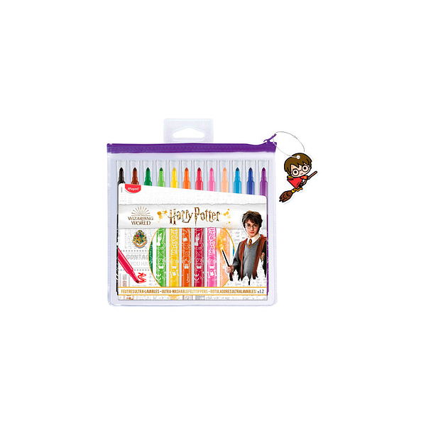 3154148450016 -  Harry Potter Filzstifte farbsortiert 3154148450016 maped 12 Stück