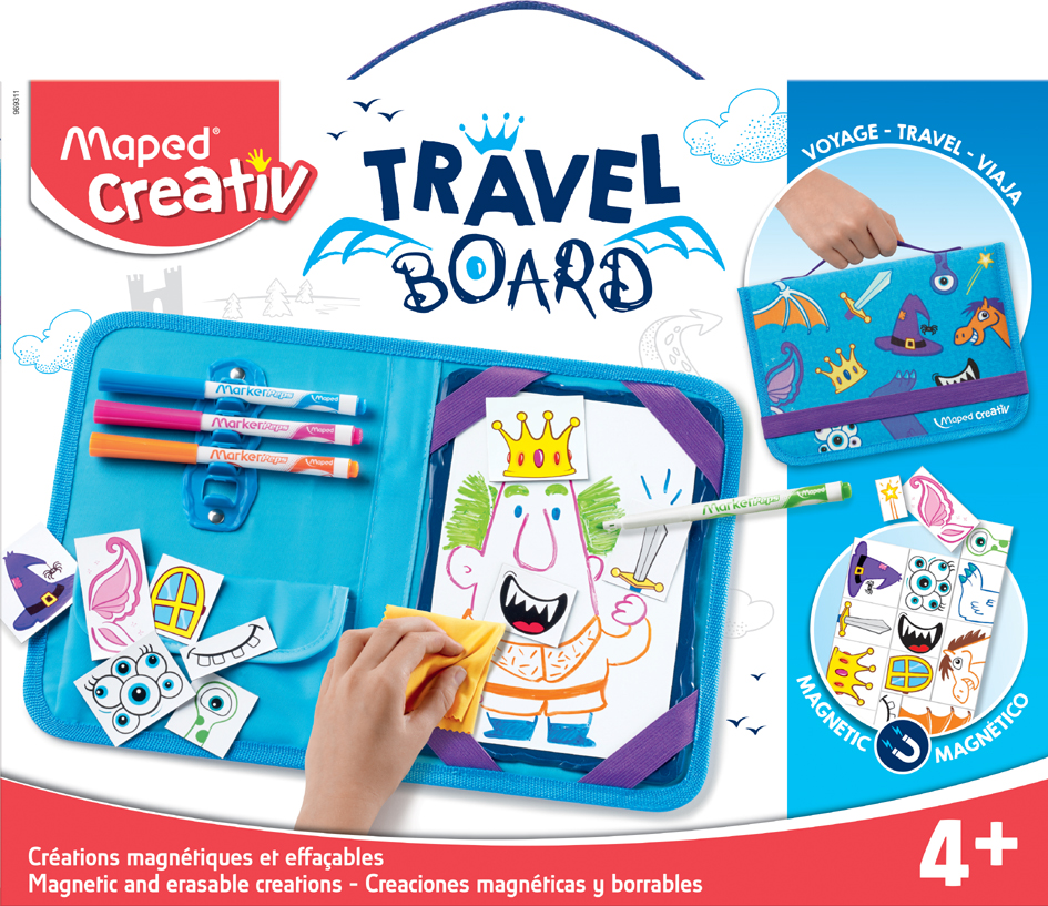 3154149693115 - Creativ Reisemalset TRAVEL BOARD 21-teilig