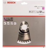 3165140193092 - - Bosch Professional 1x Kreissägeblatt Multi Material (für Multimaterial Sägeblatt ø 165 x 24 x 30 20 42 Zähne