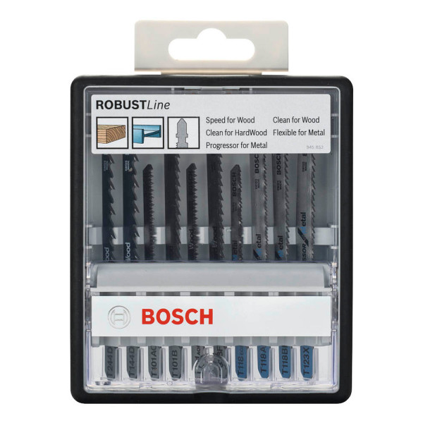 3165140446266 - Robust Line Wood and Metal Stichsägeblätter-Set 10-teilig 3165140446266 Bosch