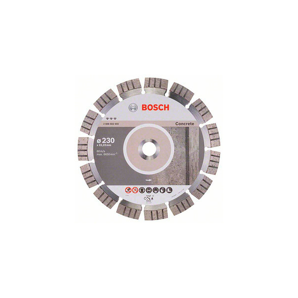 3165140581615 - Diamanttrennscheibe Best for Concrete 230 x 2223 x 24 x 15 mm - Bosch