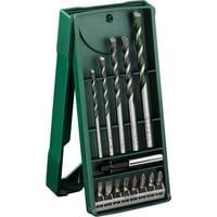 3165140666336 - AKTION BOSCH Mini-X-Line Universalbohrer (L = 25 mm) PH1  PZ2  S05 x 4  S10 x 6  T20  T25 Ø 3 4 5 6 8 mm 14-teilig mit Prämie nach Registrierung