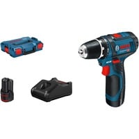 3165140727495 - BOSCH Professional GSR 12V-15 Akku-Bohrschrauber-Set 120 V mit 2 Akkus