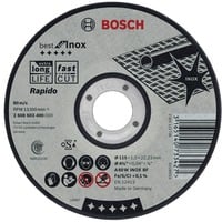 3165140733441 - Professional 2 608 603 492 -TRENNSCHEIBE gerade best for inox rapido a 60 W inox bf 125 MM 10 MM (pack von 1) - Bosch