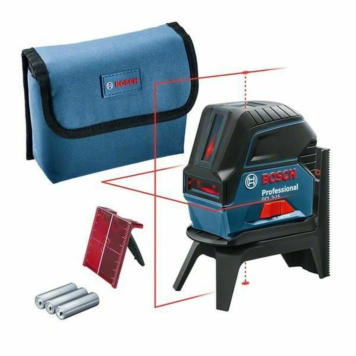 3165140836371 - Kombilaser GCL 2-15 AB 10-15m Tasche+Karton Punkt und Linienlaser