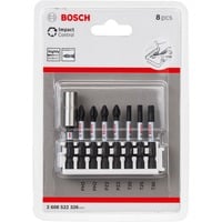 3165140851169 - Professional 8tlg Schrauber Bit Set (Impact Control t pz ph Bits Länge 25 mm Pick and Click Zubehör Schlagschrauber Bohrschrauber) - Bosch