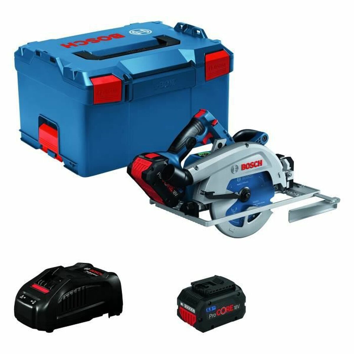 3165140931854 - BITURBO GKS 18V-68 GC+ 2x 55 Ah PC Akku-Handkreissäge Schnitttiefe max (90°) 68 mm inkl Koffer inkl 2 Akku inkl Ladegerät inkl