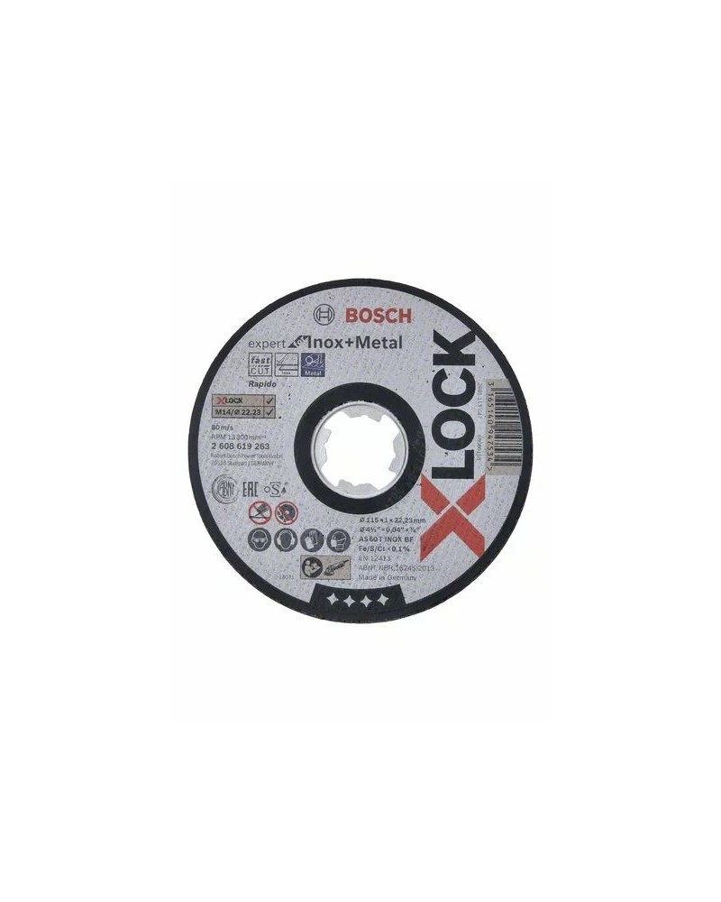 3165140947534 - AKTION BOSCH Trennscheibe PRO Stainless Steel and Metal X-Lock 1 St mit Prämie nach Registrierung