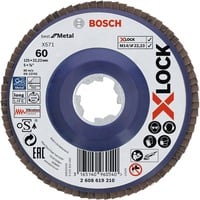 3165140960540 - Professional 2608619210 best fächerscheibe rechts (für m tal x-lock X571 125 mm körnung 60 stechdurchmesser 22 - Bosch