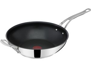 3168430310698 - Wok TEFAL Jamie Oliver Cooks Classic Wokpfanne Induktion Pfannen Gr Ø 30 cm + Höhe 9 cm schwarz (edelstahlfarben schwarz) Thermo-Signal bei idealer Brattemperatur Antihaftversiegelung